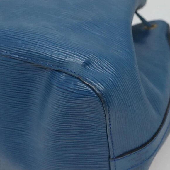 LOUIS VUITTON Epi Petit Noe Shoulder Bag Blue M44105 LV Auth 128706 - Picture 5 of 16